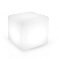 CUBE RGB LUMINEUX IP44 + TELECOMMANDE 40X40X40  (60011)