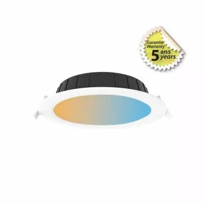 CYNIUS DOWNLIGHT 21W CCT 3000K-4000K-6500K DIM DALI/PUSH BBC IP65 5ANS (100654)