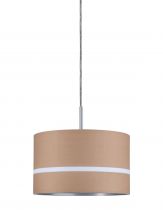 DecoSystems abat-jour en tissu Tessa caramel max. 50 W Diamètre 25 cm (60350)