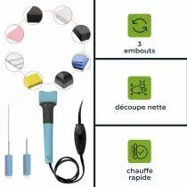 D&Eacute;COUPEUSE &Agrave; FIL CHAUD 3-en-1 (VTFC2)