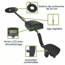 D&Eacute;TECTEUR DE M&Eacute;TAUX MULTIFONCTIONS AVEC AFFICHEUR LCD (FR&Eacute;Q. < 9 kHz) (CS400)