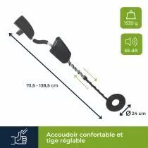 D&Eacute;TECTEUR DE M&Eacute;TAUX MULTIFONCTIONS AVEC AFFICHEUR LCD (FR&Eacute;Q. < 9 kHz) (CS400)