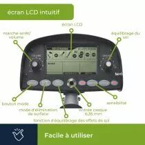 D&Eacute;TECTEUR DE M&Eacute;TAUX MULTIFONCTIONS AVEC AFFICHEUR LCD (FR&Eacute;Q. < 9 kHz) (CS400)