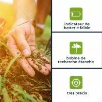 D&eacute;tecteur de m&eacute;taux professionnel (CS102)