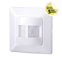 DETECTEUR MURAL AUTOMATIQUE IR 190° 5ANS (75497)