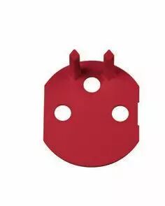 D�trompeur prise fran�ais pour lignes r�serv�es bornies � serrage frontal - rouge - chorus