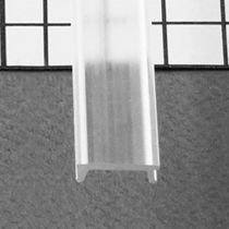 DIFFUSEUR PROFILE CLIP 15,4MM TRANSPARENT 1000MM (9855)