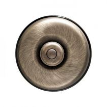 Dimbler bouton poussoir en métal couleur bronze, corps en porcelaine noire avec pas de cable (60310752)