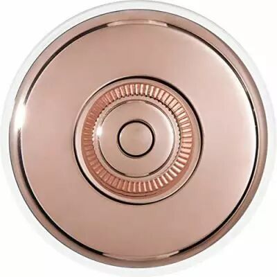 Dimbler bouton poussoir en m�tal couleur cuivre, corps en porcelaine blanche avec pas de cable (60310722)