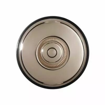 Dimbler bouton poussoir en m�tal couleur cuivre, corps en porcelaine noire avec pas de cable (60310782)