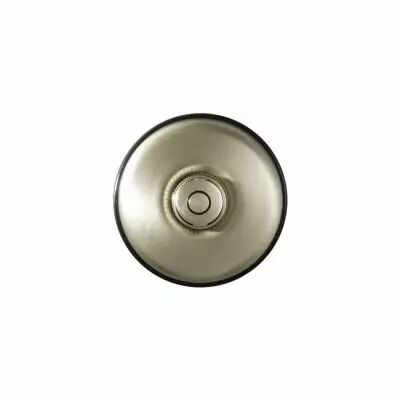 Dimbler bouton poussoir en m�tal couleur dor�e satin�e, corps en porcelaine noire (60310842)