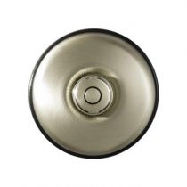 Dimbler bouton poussoir en métal couleur dorée satinée, corps en porcelaine noire avec pas de cable (60310742)