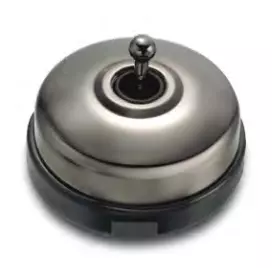 Dimbler bouton poussoir en m�tal couleur nickel noire, corps en porcelaine noire avec manette et pas de cable (60312792)