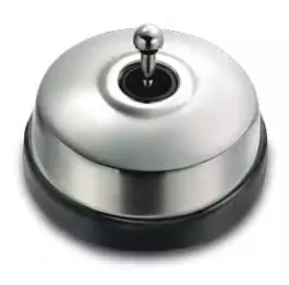 Dimbler va-et-vient en m�tal couleur chrome, corps en porcelaine noire (60308872)