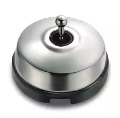 Dimbler va-et-vient en m�tal couleur chrome, corps en porcelaine noire avec pas de cable (60308772)