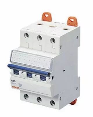 Disjoncteur magn�tothermique - 3p courbe b 13a 230v 6000a (en60898) 20ka(en60947-2) / 400v 6000a (en60898) 10ka(en60947-2) - 3 m