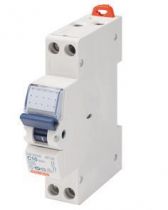 Disjoncteur magnétothermique compact - 1p courbe c 6a 4500a (en60898) 4,5ka(en60947-2) - 1 module