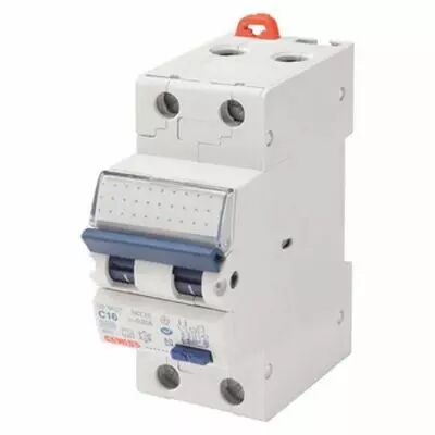 Disjoncteur magn�tothermique diff�rentiel compact - 2p courbe b 16a 230v 10000a (en61009-1) 10ka (en60947-2) classe a idn=0,03a 