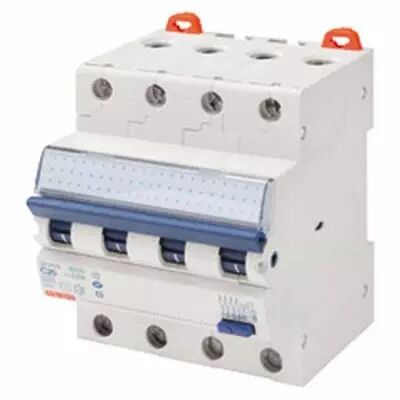 Disjoncteur magn�tothermique diff�rentiel compact courbe c - 4 poles  c25 6ka air/0,03 4m