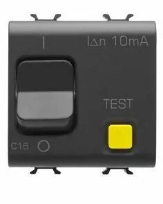 Disjoncteurs magn�tothermique diff�rentiel - 1p+n 16a 30ma 230v ac 3ka - 2 modules - noir - chorus