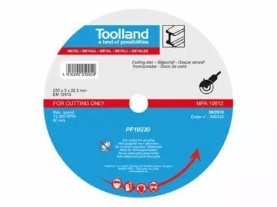 DISQUE � TRON�ONNER - M�TAL - 230 MM