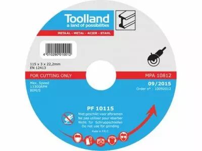 DISQUE ABRASIF - 115 mm - M�TAL