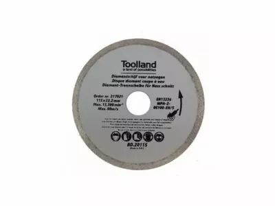DISQUE DE DIAMANT - 115 MM - EN CONTINU