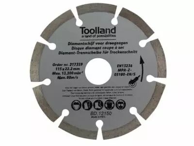 DISQUES DE DIAMANT - 150 MM - SEGMENT� - 2 PI�CES