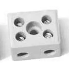 Domino en porcelaine section 2.5/4 mm� 2 poles