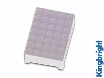 Dot matrix displ 18mm rouge 0.9mcd cc (TC07-11HWA)