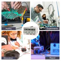 Double Alimentation Dc Lab / 4 Afficheurs Lcd / 2 X 0-30 Vcc / 0-3 A + 5 Vcc Fixe 3 A Max (LABPS23023)