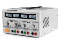Double Alimentation Dc Lab / 4 Afficheurs Lcd / 2 X 0-30 Vcc / 0-3 A + 5 Vcc Fixe 3 A Max (LABPS23023)
