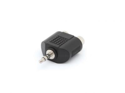Double rca femelle vers jack male 3.5mm stereo (CAA20)