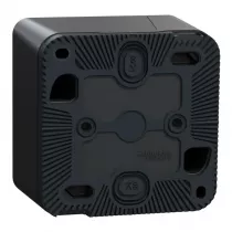 Double va et vient en saillie mureva IP55 gris (MUR35022)
