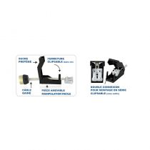 DOUILLE CERAMIQUE GU-10 AUTOMATIQUE CL2 + CABLE PACK DE 25 (73992)