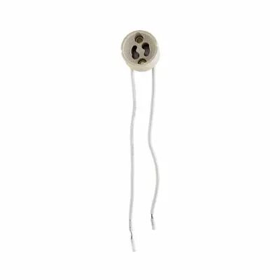 DOUILLE CERAMIQUE GU10  CL1 + CABLE (x25) (100023)