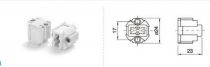 douille connexions automatique pour cable rigide ou souple de 0.5 à 1.5mm²