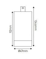 Douille E27 en Aluminium Gris anthracite (187568)