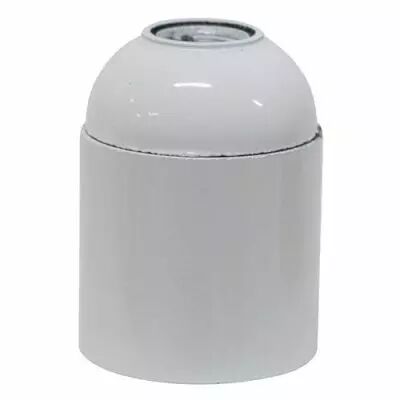 DOUILLE E27 LISSE MONTEE BLANCHE