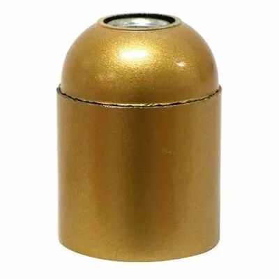 DOUILLE E27 LISSE MONTEE OR