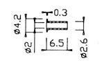 Douille femelle d:4mm non isolee