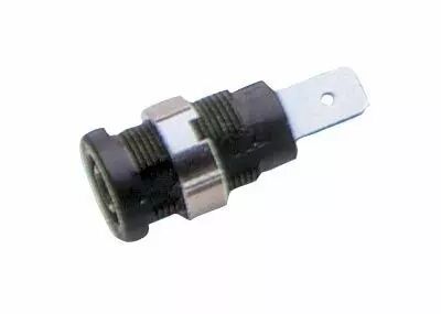 Douille securite d:4mm fast rouge faston