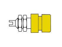 Douille standard 4mm isolee - jaune (bil 20) (HM2431)