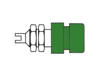 Douille standard 4mm isolee - vert (bil 20) (HM2441)