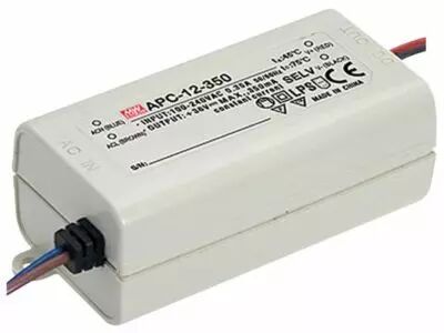 driver de led � courant constant - 1 sortie - 350 ma - 12 w (APC-12-350)