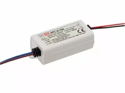 Driver de led � courant constant - 1 sortie - 700 ma - 7.7 w (APC-8-700)