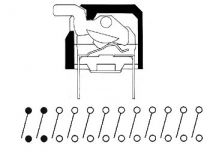 Ds-10 interrupteur dip piano 1p and 10pos (DS-10P)