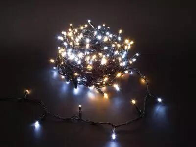 Duolight - 20 m - 300 LED - blanc et blanc chaud - c�ble vert - modulateur - 24 V (DUO-20-24V-WUW)