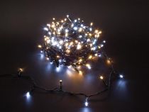 Duolight - 20 m - 300 LED - blanc et blanc chaud - câble vert - modulateur - 24 V (DUO-20-24V-WUW)