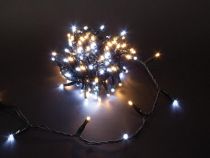 Duolight - 8 m - 120 LED - blanc et blanc chaud - câble vert - modulateur - 24 V (DUO-8-24V-WUW)